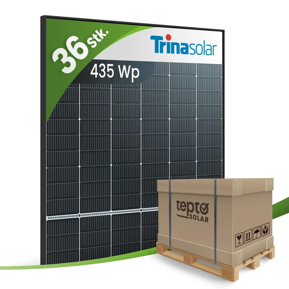 Сонячна панель Trina Vertex S+ Подвійне скло 435W TSM-NEG9R.28 - Зображення 7