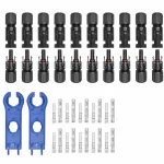 Монтажний набір інструментів для сонячних фотоелектричних систем, кліщі LY-2546BK, конектори MC4 та гайковий ключ - Зображення 4
