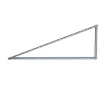 Трикутник для баластної системи з кутом 20°, кріплення сонячної панелі на плоский дах - Зображення 2