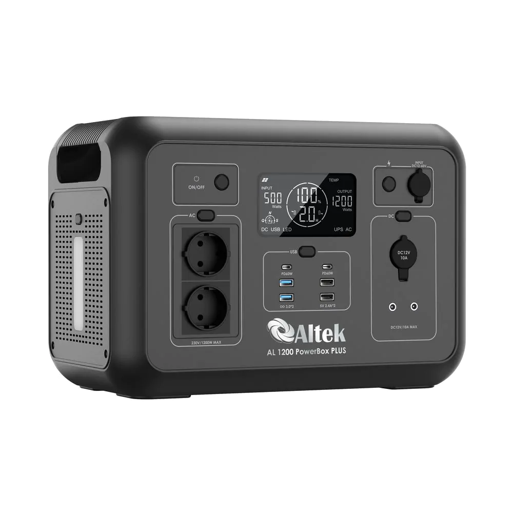 Портативна зарядна станція ALTEK AL 1200 PowerBox PLUS 1008Вт/год - Зображення 2