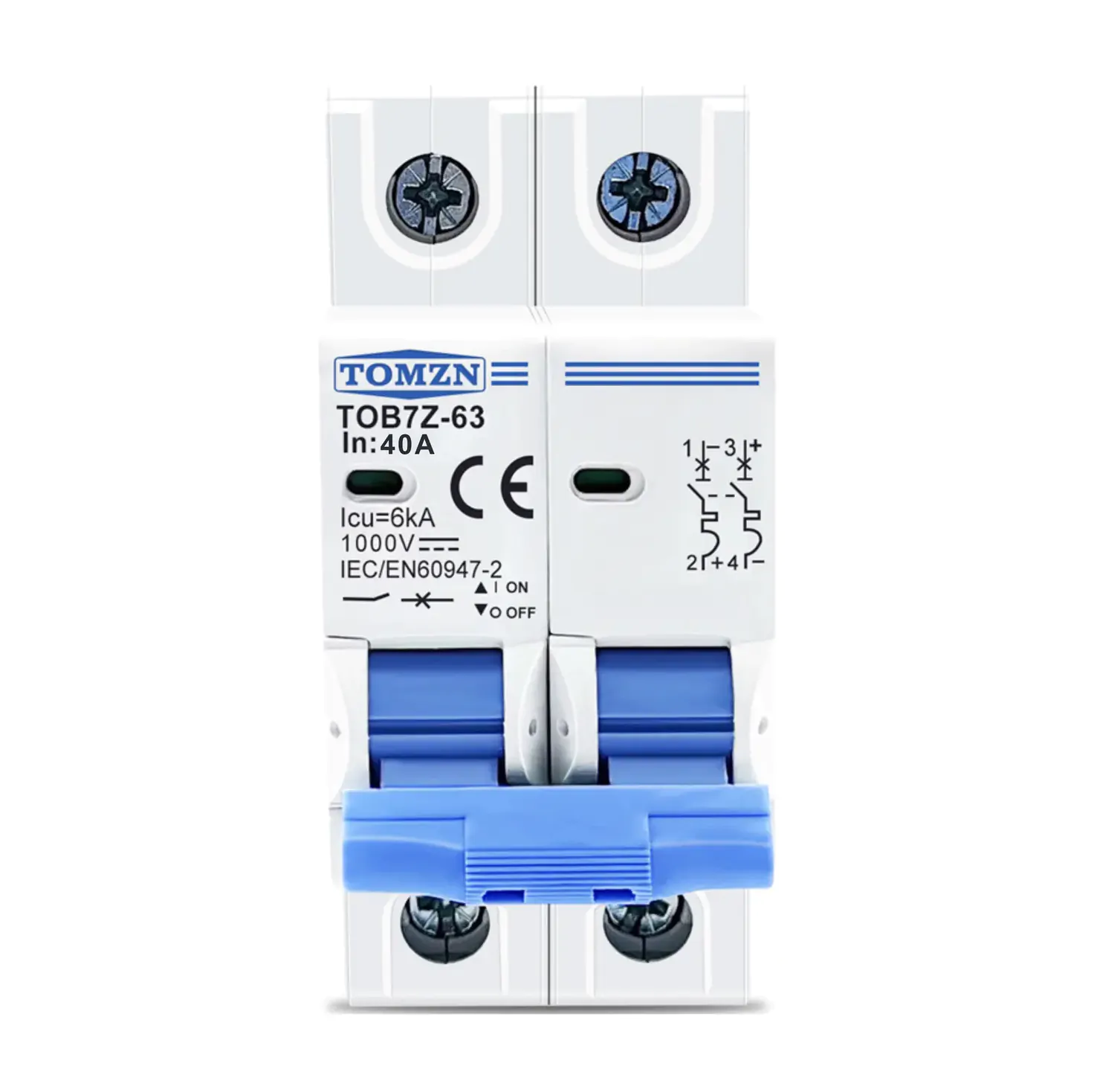 TOMZN TOB7Z-63 40A автомат постійного струму DC