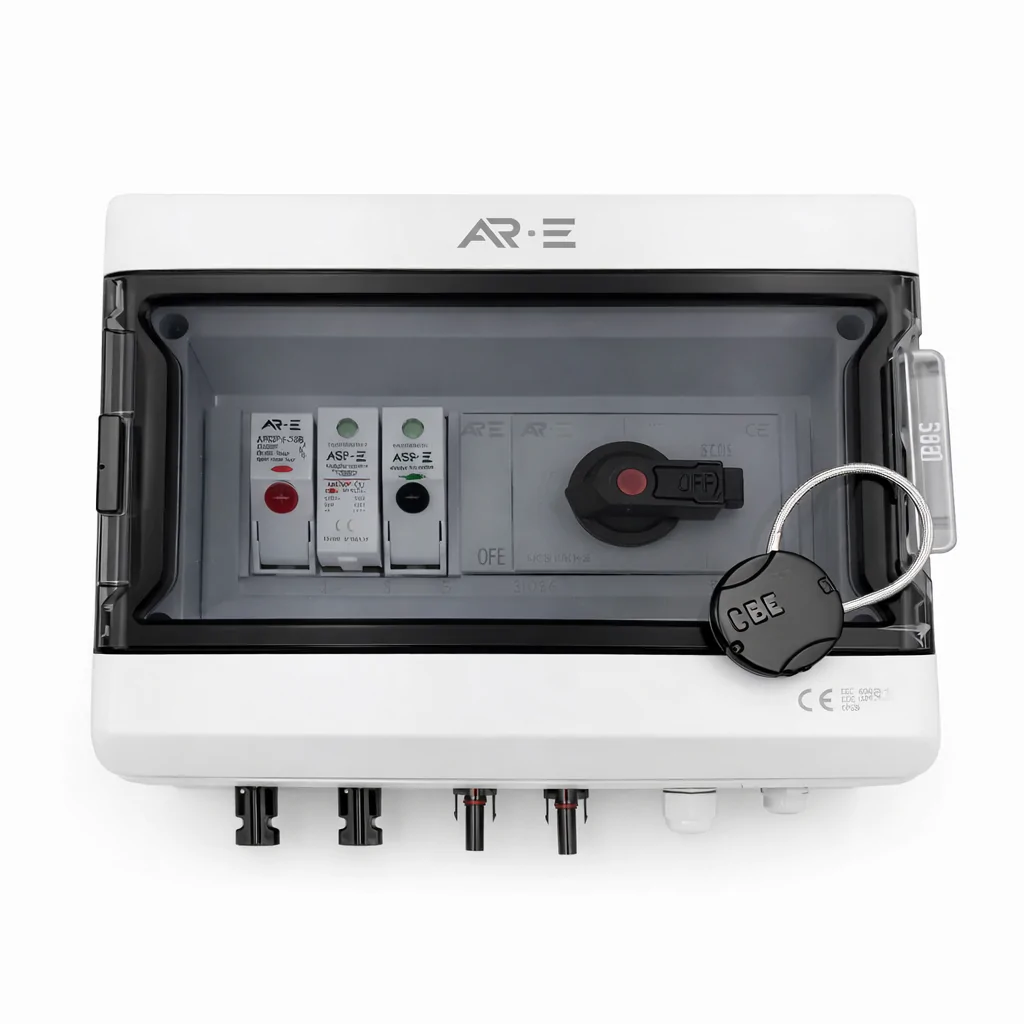 Щит захисту для сонячної станції AR.E ARPVB 1/1 ISO 20A/1000V - Зображення 1